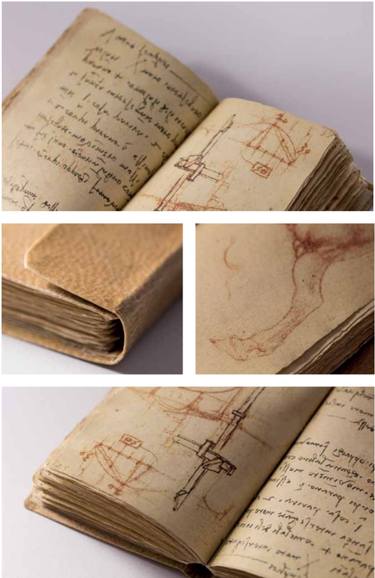 Leonardo da Vinci, Replica of Codex Forster III thumb