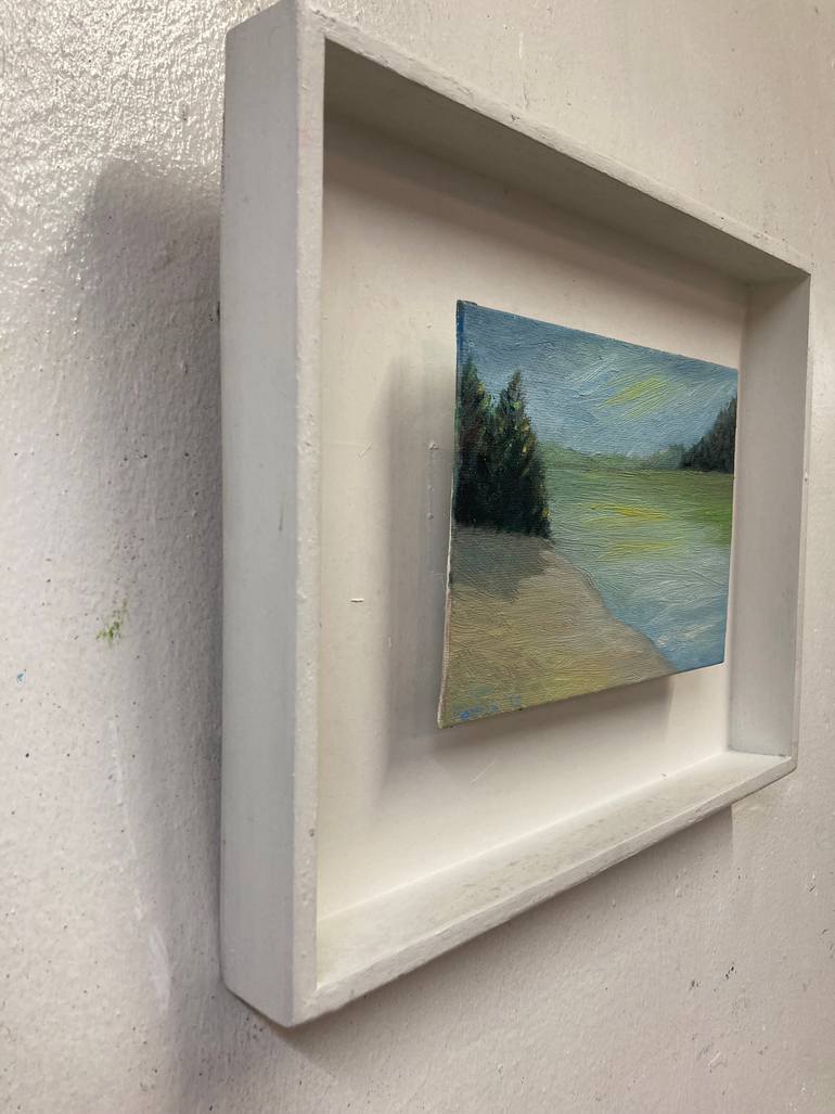 Original Expressionism Landscape Painting by David Pavich
