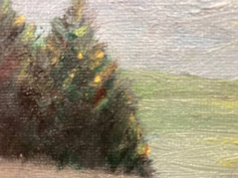 Original Expressionism Landscape Painting by David Pavich