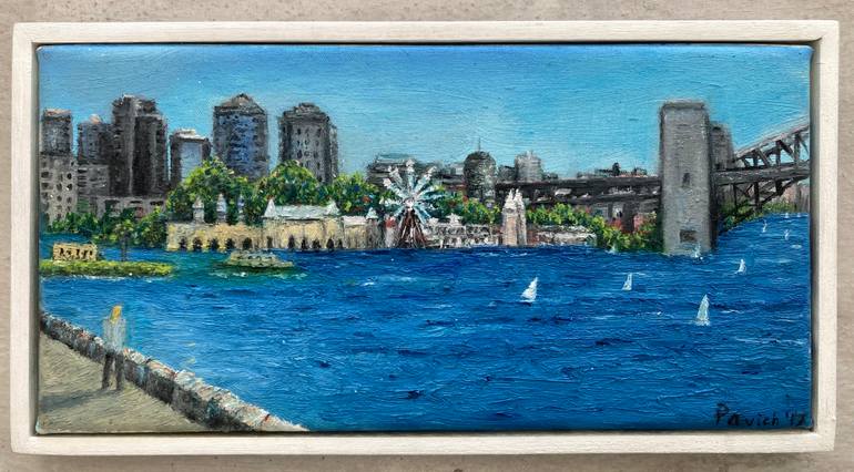 Original Expressionism Landscape Painting by David Pavich