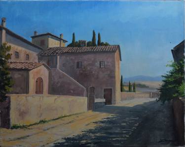 Sole nel borgo - sun in the hamletThe summer light in Tuscany thumb