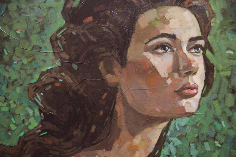 Original Fine Art Portrait Painting by Natalia Leonova