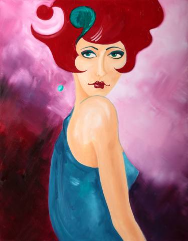 Original Fashion Painting by Jo-Anne Anderson