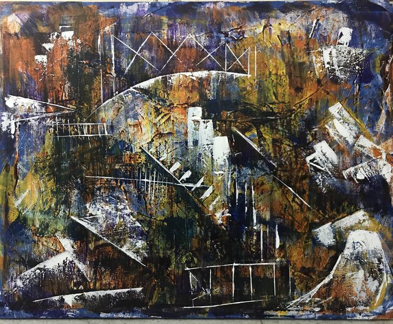 The lost world Painting by Sapna Anand | Saatchi Art