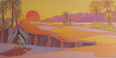 Original Landscape Painting by gilles mével