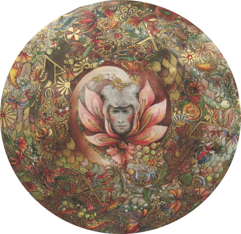 Aphrodisiac Mandala for Women Painting by Marianna Venczak