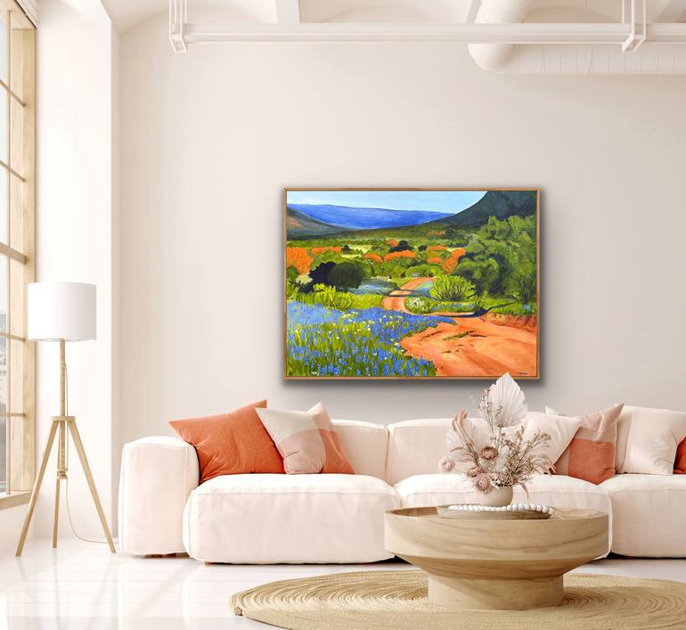 Original Impressionism Landscape Painting by Teresa Bristol