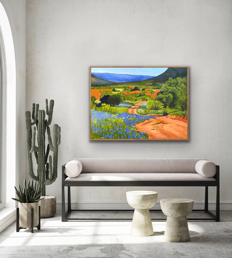 Original Impressionism Landscape Painting by Teresa Bristol