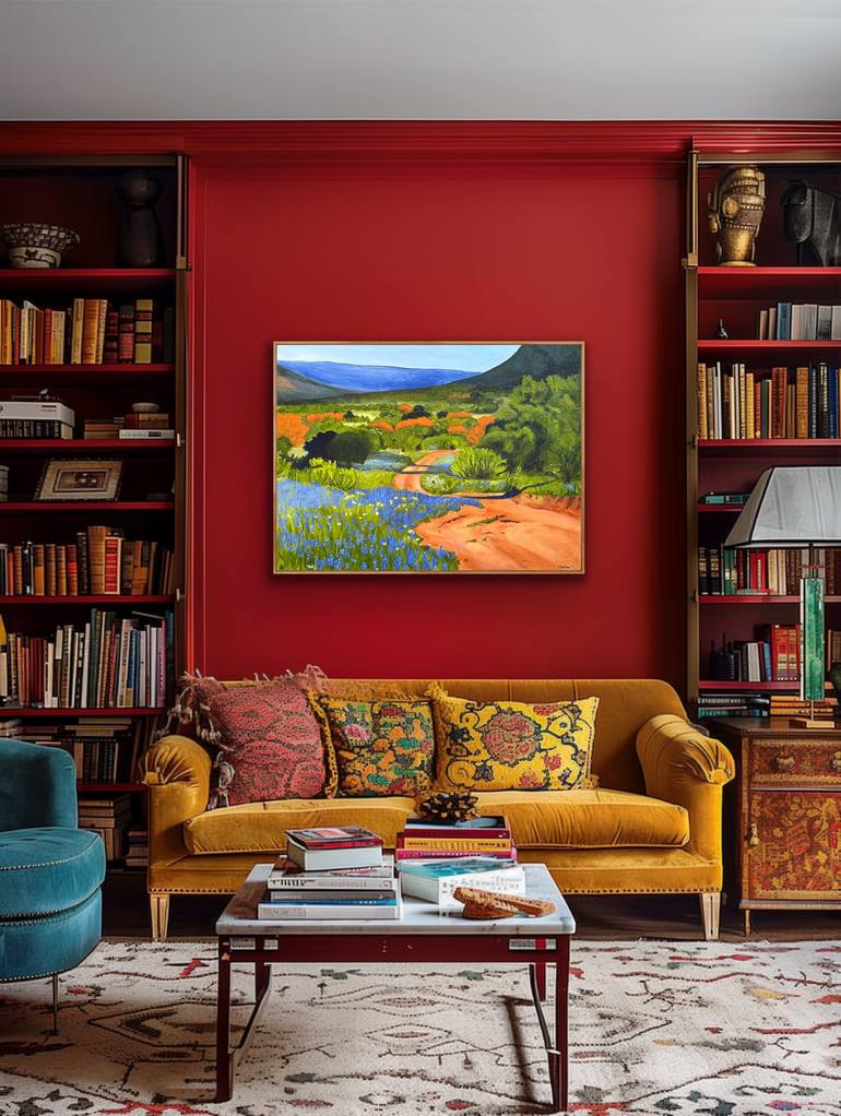 Original Impressionism Landscape Painting by Teresa Bristol