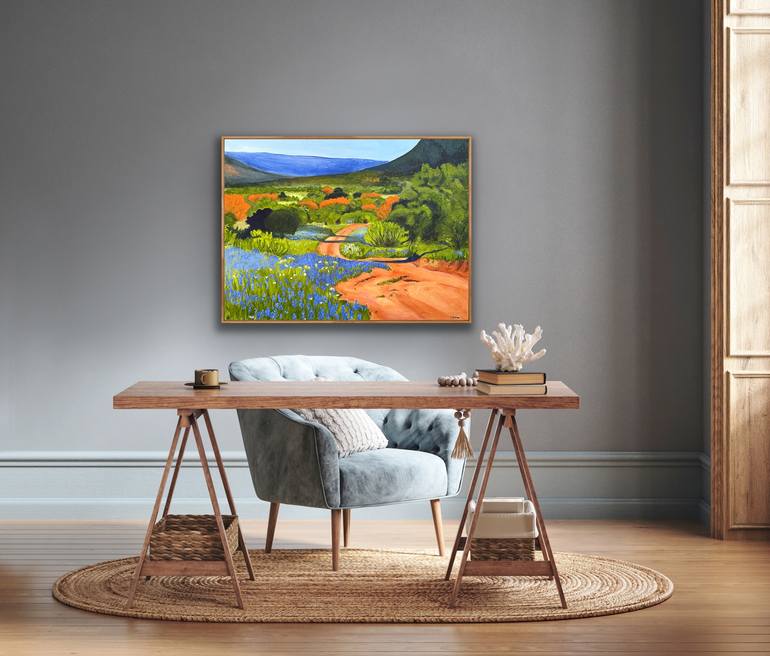 Original Impressionism Landscape Painting by Teresa Bristol