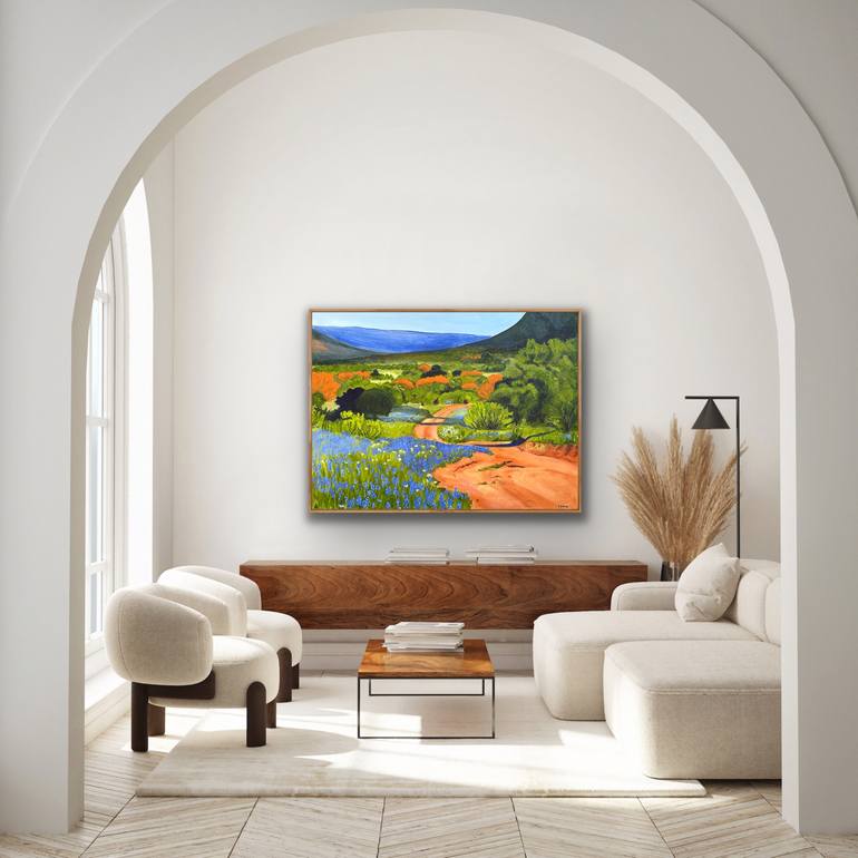 Original Impressionism Landscape Painting by Teresa Bristol