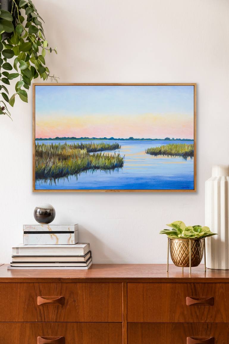 Original Impressionism Landscape Painting by Teresa Bristol