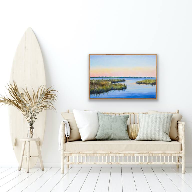 Original Impressionism Landscape Painting by Teresa Bristol