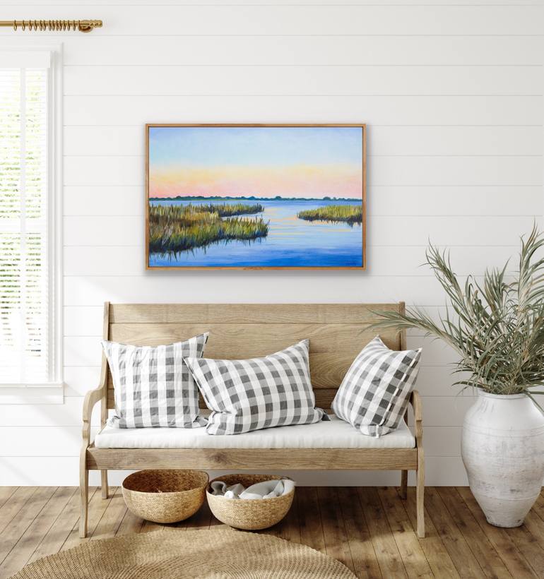 Original Impressionism Landscape Painting by Teresa Bristol
