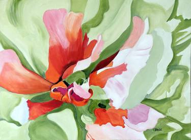 Original Fine Art Floral Paintings by Teresa Bristol