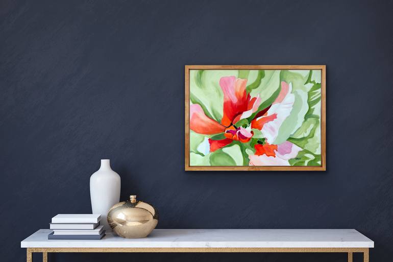 Original Floral Painting by Teresa Bristol