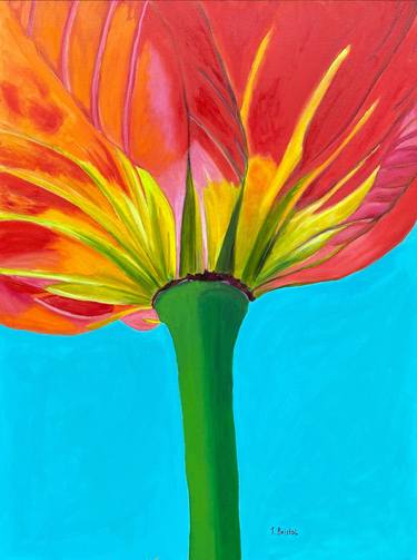 Original Fine Art Floral Paintings by Teresa Bristol