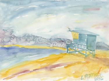 Original Expressionism Beach Paintings by Lauri Matisse