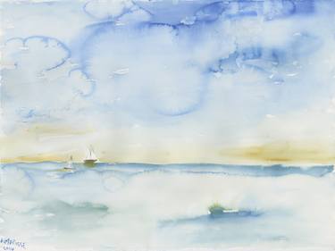 Original Expressionism Beach Paintings by Lauri Matisse