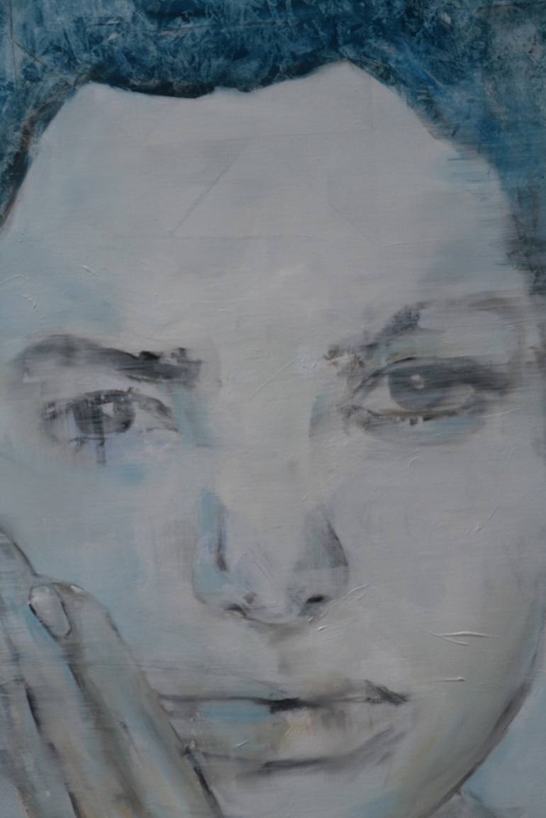 Original Portrait Painting by Greetje van den Heiligenberg