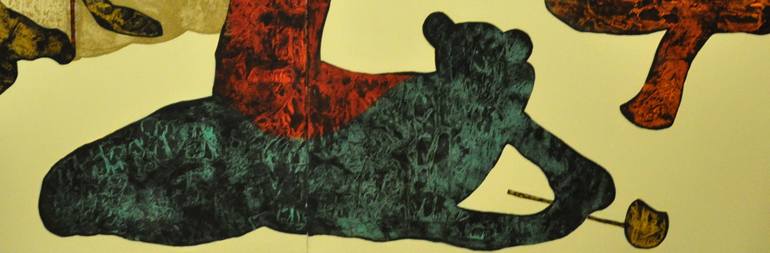 Original Abstract Expressionism Abstract Painting by Richa Gupta