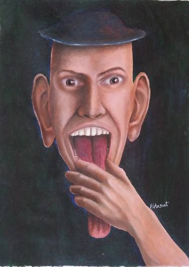 Print of Humor Paintings by Bhamidipati Venkata bv