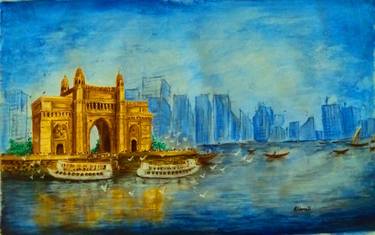 Print of Fine Art Cities Paintings by Bhamidipati Venkata bv