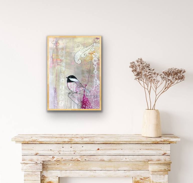 Original Abstract Animal Painting by Marti Leroux