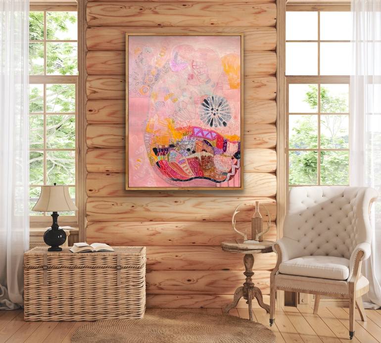 Original Abstract Painting by Marti Leroux