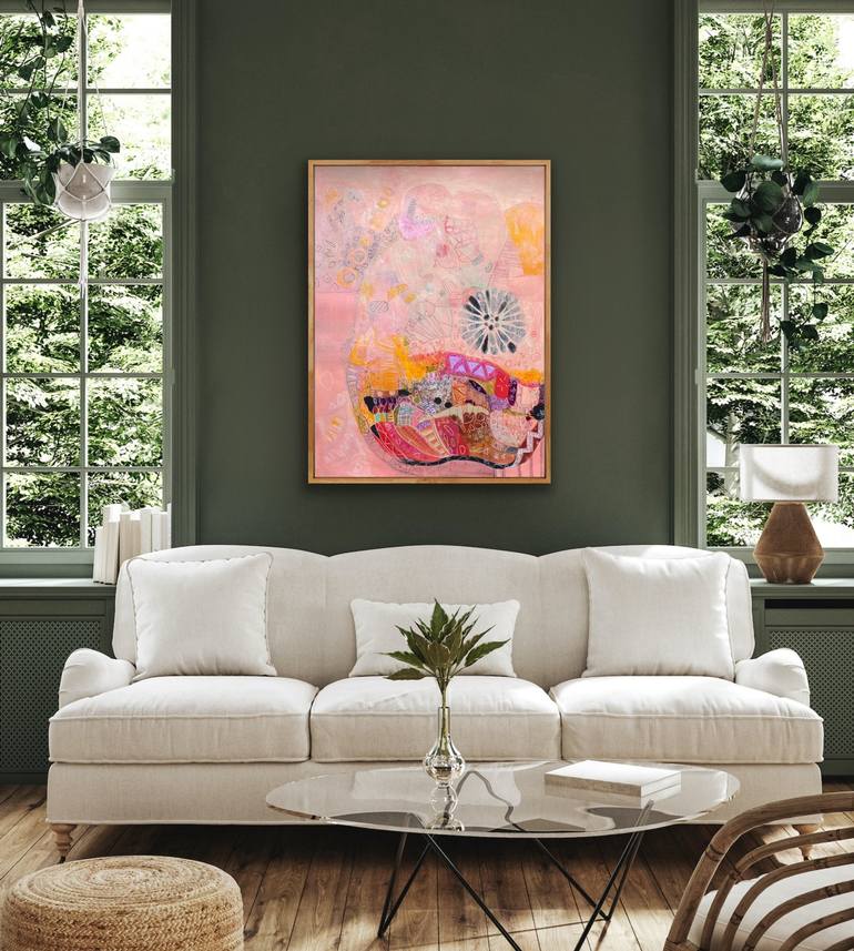 Original Abstract Painting by Marti Leroux