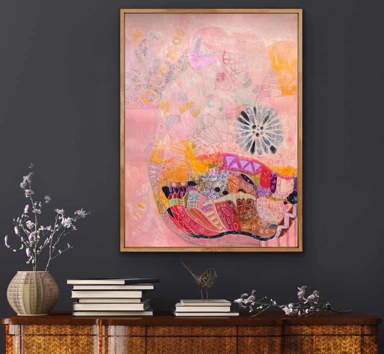 Original Abstract Painting by Marti Leroux