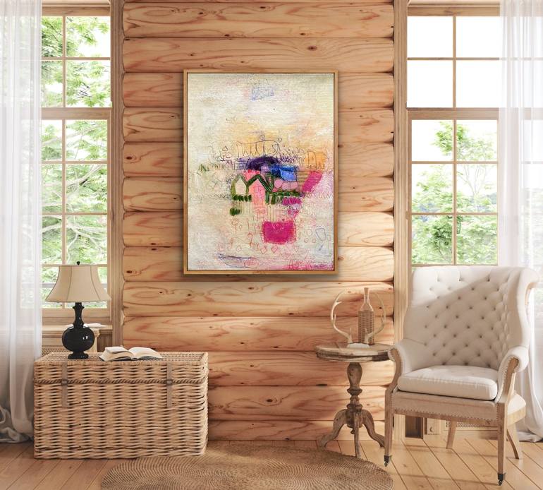 Original Abstract Painting by Marti Leroux