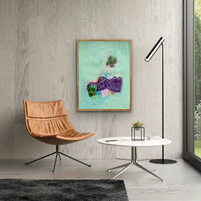 Original Abstract Painting by Marti Leroux