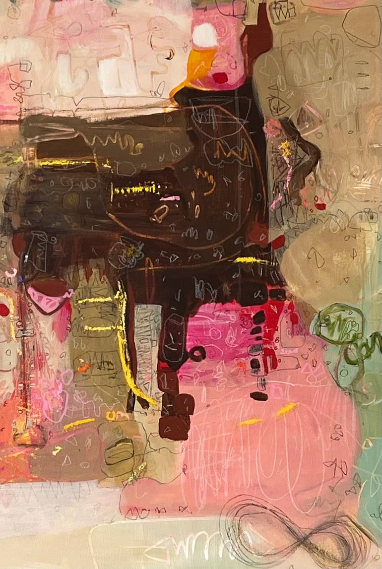 Original Abstract Painting by Marti Leroux