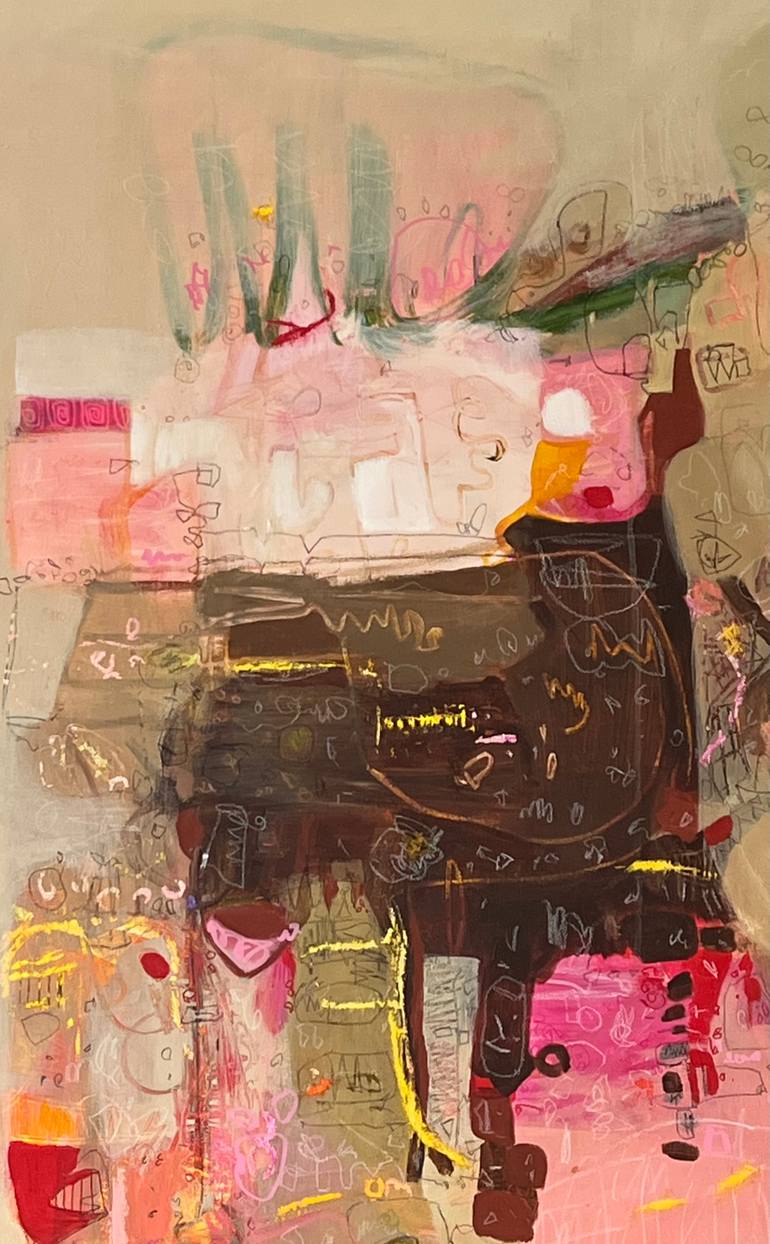 Original Abstract Painting by Marti Leroux