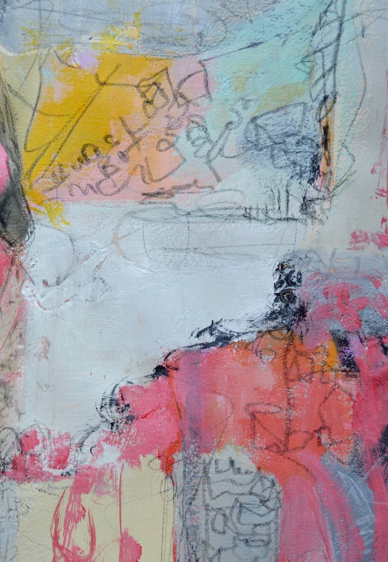 Original Abstract Expressionism Abstract Painting by Marti Leroux