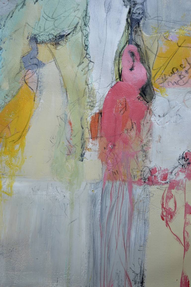 Original Abstract Expressionism Abstract Painting by Marti Leroux