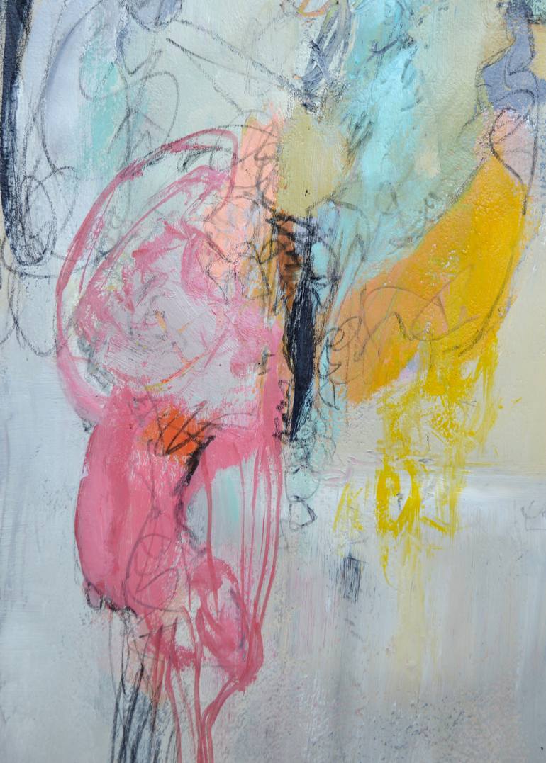 Original Abstract Expressionism Abstract Painting by Marti Leroux