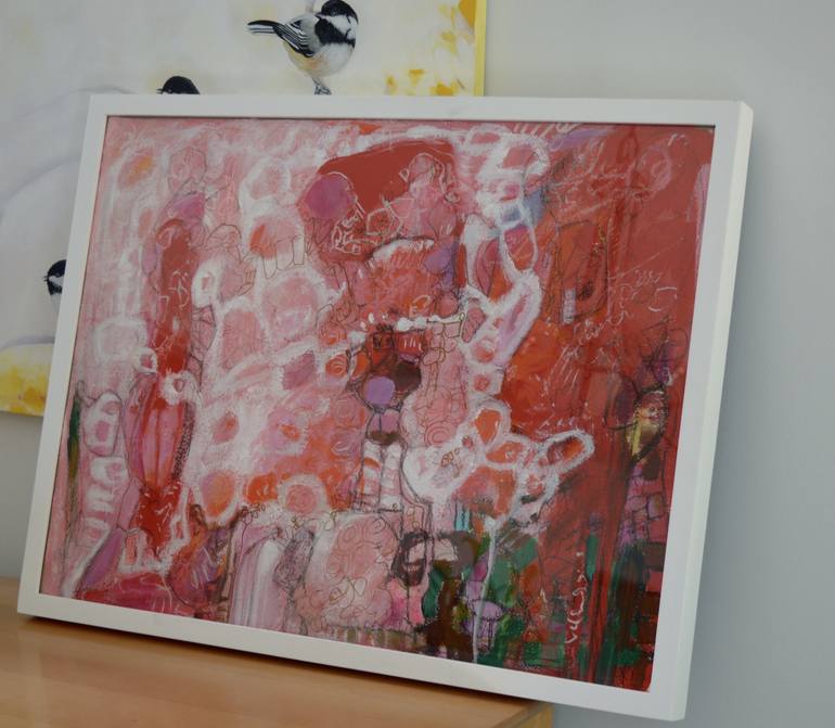 Original Abstract Expressionism Abstract Painting by Marti Leroux