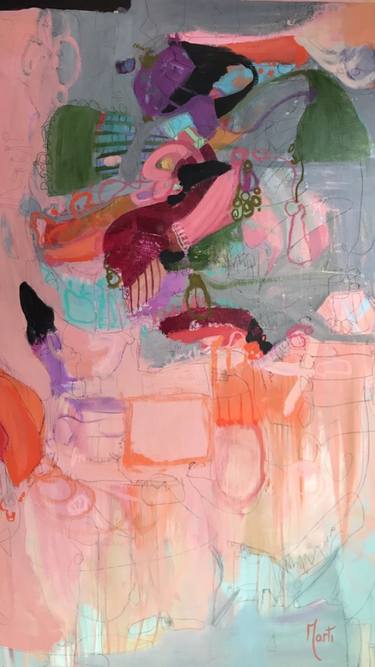 Original Abstract Paintings by Marti Leroux
