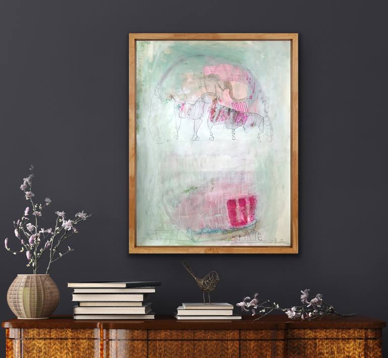 Original Modern Abstract Painting by Marti Leroux