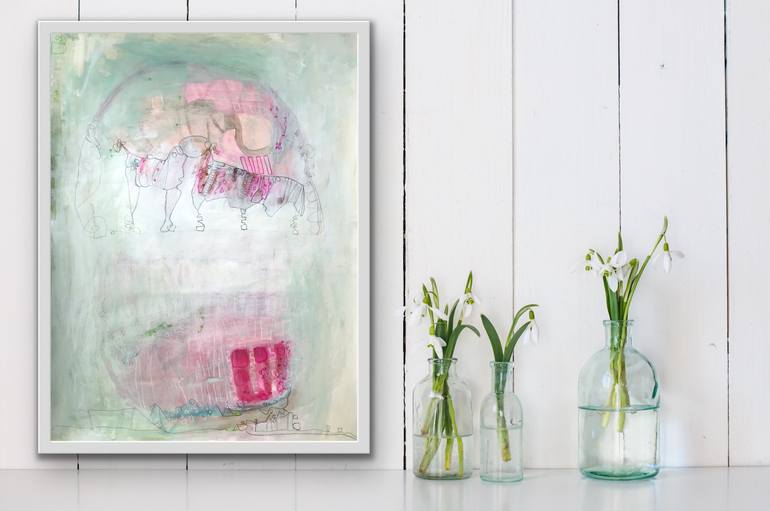 Original Modern Abstract Painting by Marti Leroux