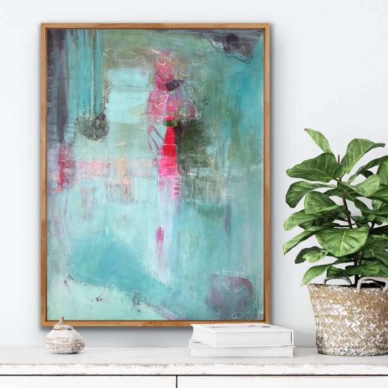 Original Modern Abstract Painting by Marti Leroux