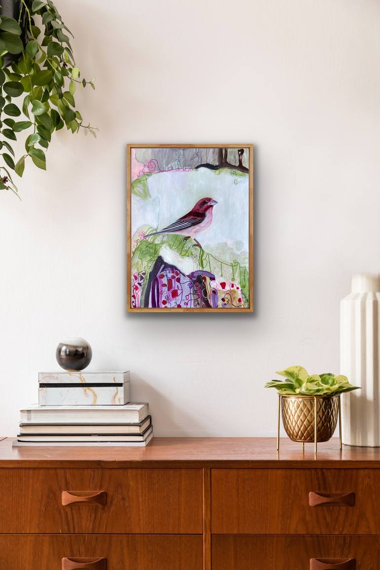 Original Abstract Animal Painting by Marti Leroux