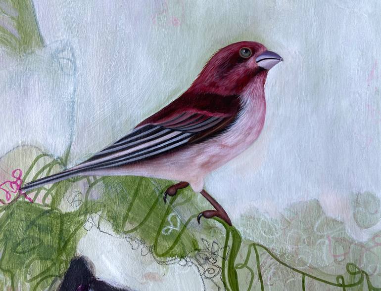 Original Abstract Animal Painting by Marti Leroux