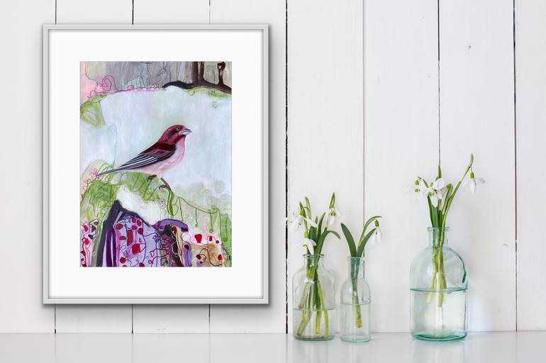 Original Abstract Animal Painting by Marti Leroux