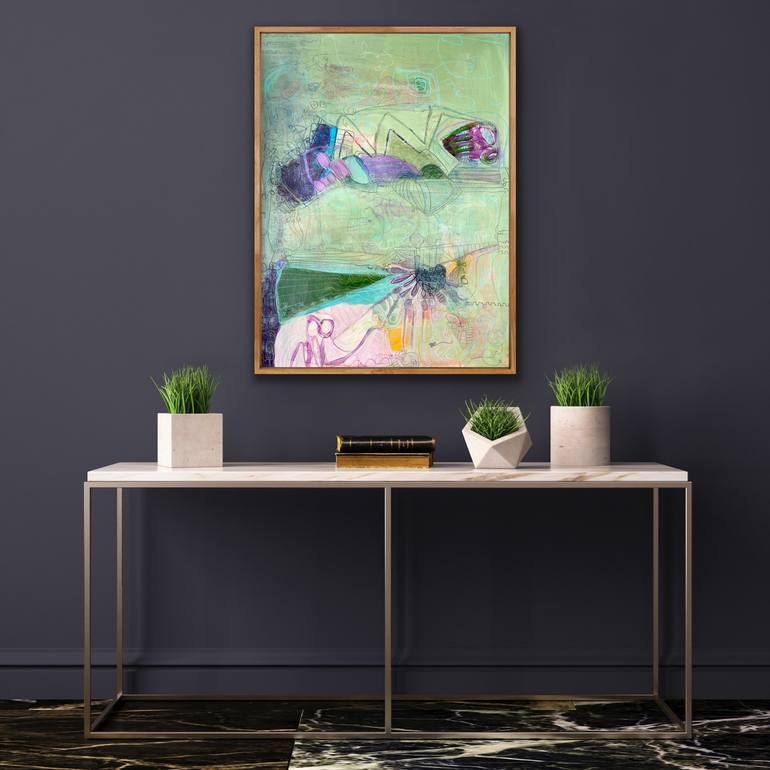 Original Modern Abstract Painting by Marti Leroux