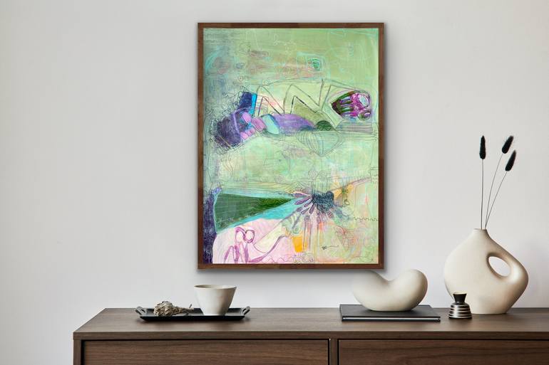 Original Modern Abstract Painting by Marti Leroux