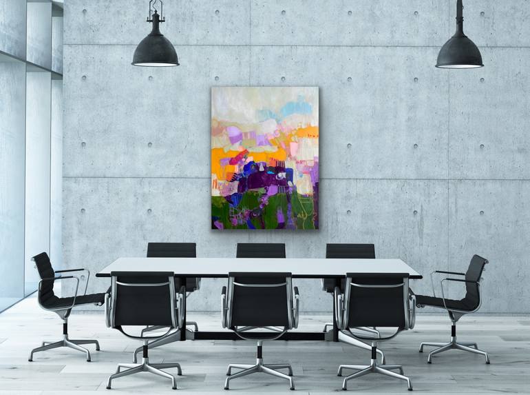 Original Abstract Expressionism Abstract Painting by Marti Leroux