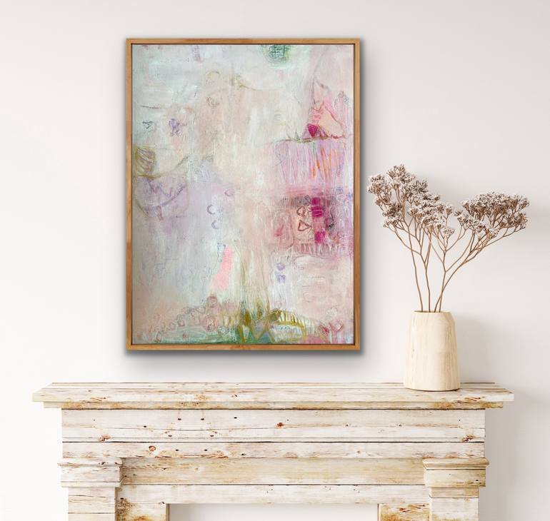 Original Fine Art Abstract Painting by Marti Leroux